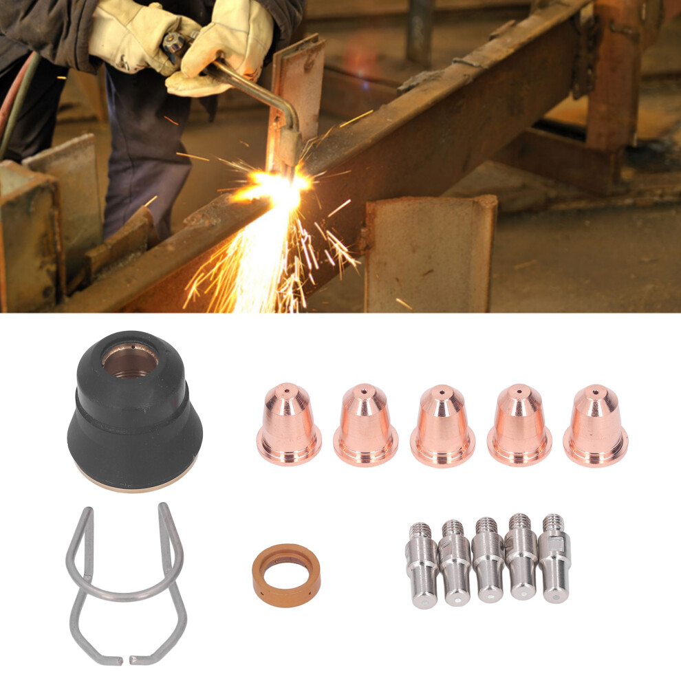 13Pcs Plasma Cutter Torch Accessory Kit, Copper, For S45 Welding Gun 6941371368501
