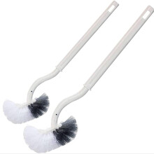 Cepillo de limpieza de microbordes, cabezal hemisférico flexible para un fregado eficaz, cerdas resistentes para la limpieza de espacios reducidos,
