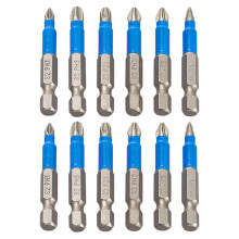 Set di punte per cacciavite magnetiche di alta qualità, utensili di precisione Phillips e Pozidriv, caratteristiche antiscivolo per una
