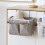 Bedside Caddy Hanging Storage Organizer, Bedside Hanging Storage Multi-Function Organizer for Bunk Dorm Hospital Beds and Sofa Armrests, Easy 5