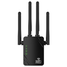 Betrouwbare dual-band wifi-extender, signaalversterker voor naadloze dekking tot 12880 vierkante voet, snelle internetverbindingen met ethernetpoort
