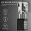 Combination Lock for School Gym Locker, Resettable 4 Digit Combination Padlock with Adjustable Code, Durable Zinc Alloy Waterproof Lock for Toolbox 3