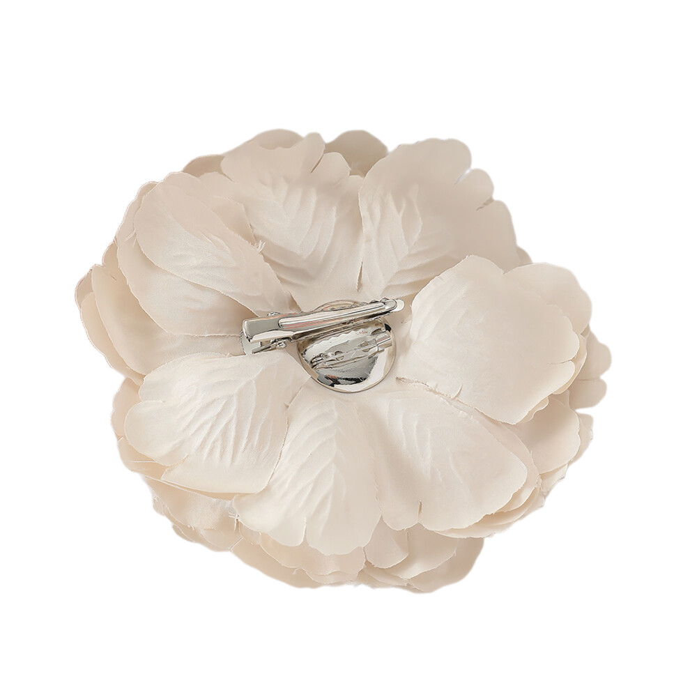Sophisticated Fabric Brooch Accessory Fashionable-Apricot