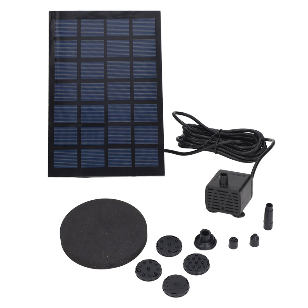 Bird Bath Water Pump With Solar Power System Adjustable Water Styles Easy To Install For Fish Tanks Outdoor Ponds And Garden Decor Eco Friendly 9138057612967