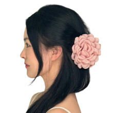 Belles pinces à cheveux en plastique, pince à cheveux à-11 rose