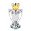 Soccer Champion Trophy Metal Replica Award Model 5.5cm 2