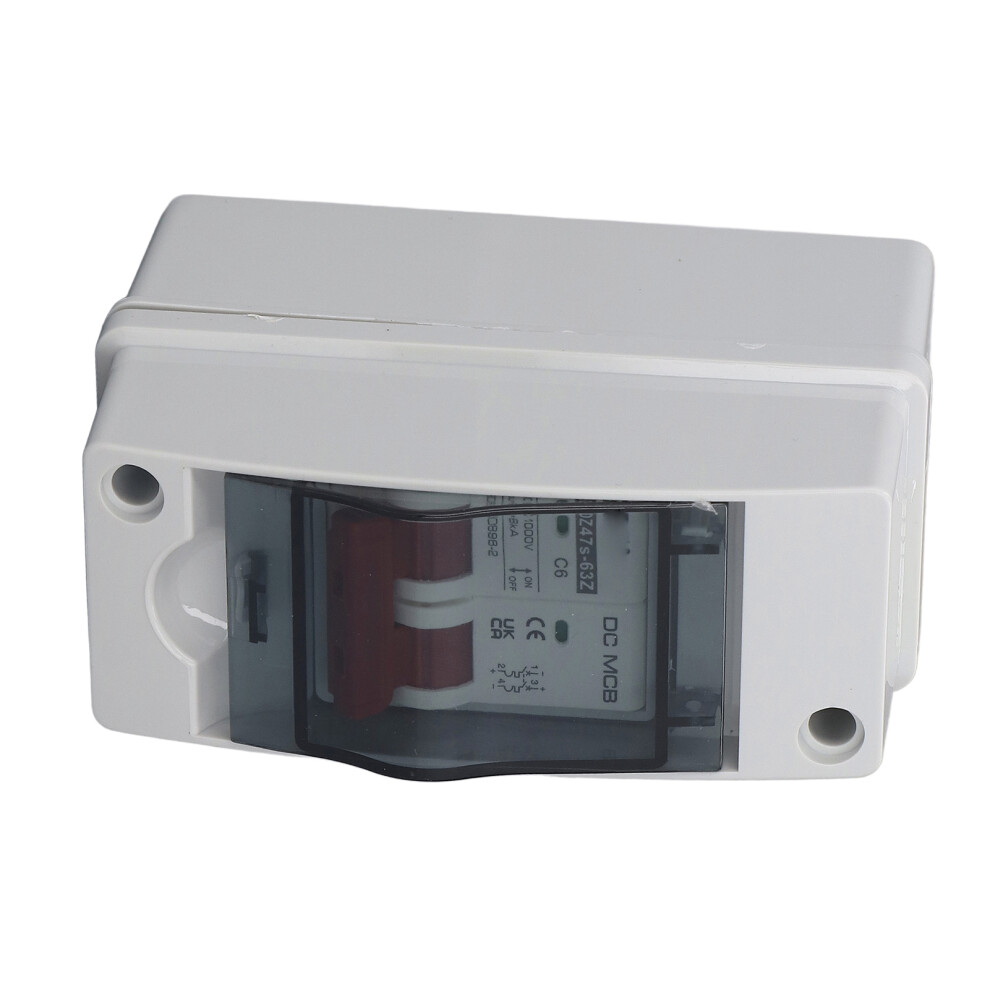 Dz47s-63Z 2P 1000V Dc Circuit Breaker 6A Waterproof Ip65 7601371373460