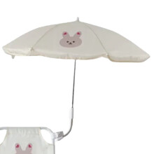 Kids Cartoon Animal Metal Frame Folding Camping Chair with Umbrella