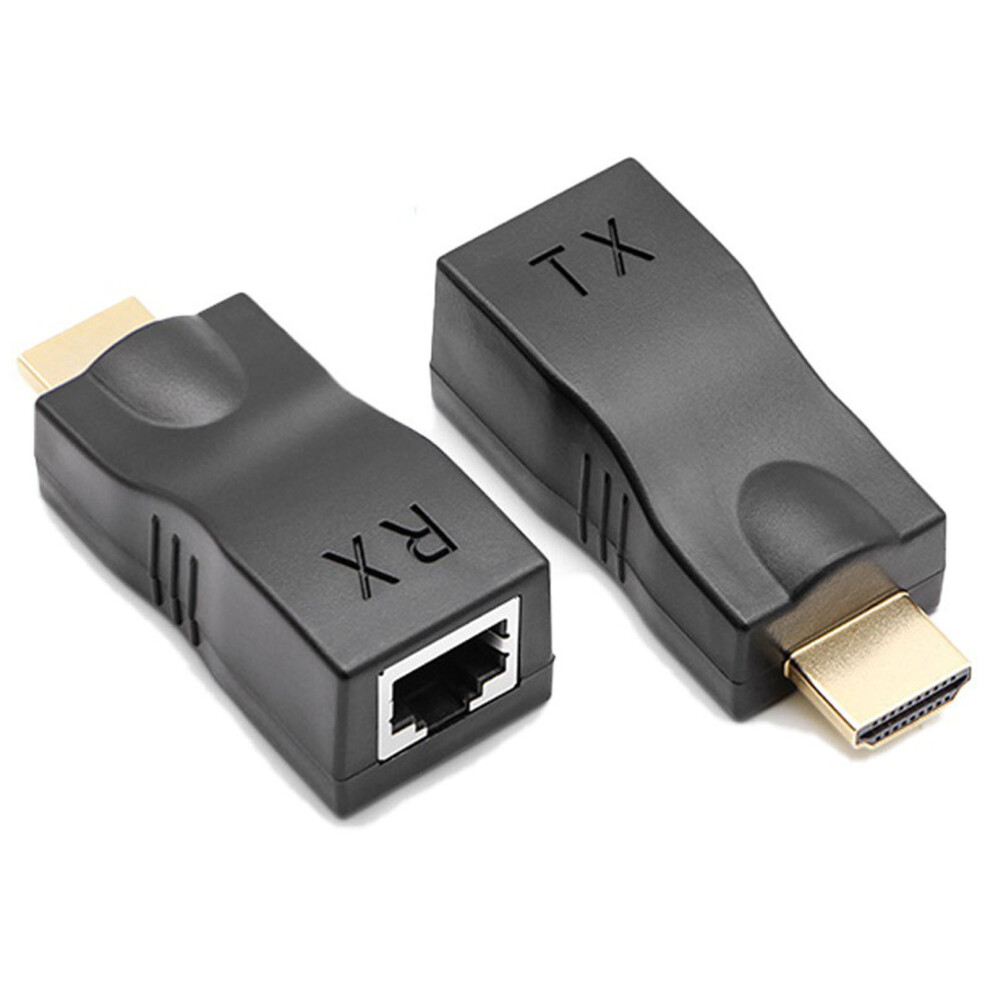 Hdmi To Rj45 Extender 98.4Ft 1080P Network Cable Converter For Hdtv 7901371375250