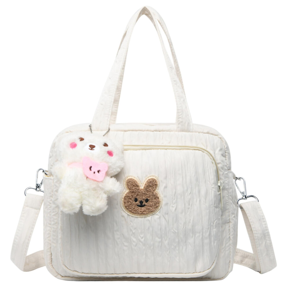 Diaper Bag LargeCapacity Zipper Diaper Tote With MultiPocket Handheld Or Crossbody Organizer For Outdoor Travel Small