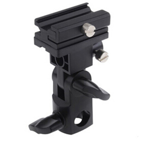 Type B Flash Mount&Swivel Adapter, Black, 10.5x5.5cm 2