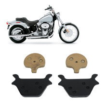 Motorcycle Front & Rear Brake Pads Replacement for FXSTC 1986-1999