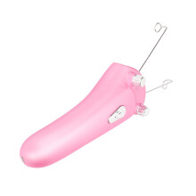 Cordless Pink Epilator with LED Light & USB Rechargeable Design