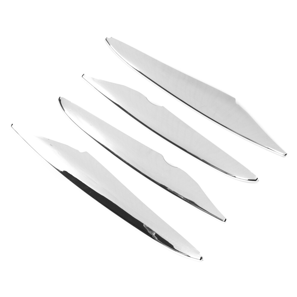 4Pcs Front Fog Trim For Glc X253 Amg 2016-2019 Electrosilver Light 9331371377899