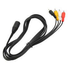 Cavo 5-polig DIN a 4x RCA, 1,5 m - Adattatore per CD/amplificatore/altoparlanti