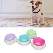 4PC Dog Voice Recording Buttons, ABS, Multi-Color Pet Communication Buzzer