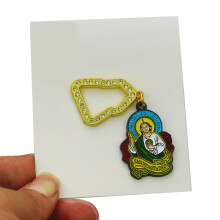 Elegante Hutkette/Anhänger aus Metall mit-Hut-Anhänger