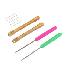 Durable Metal Doll Hair Making Tool Set with 10 Needles & 2 Holders