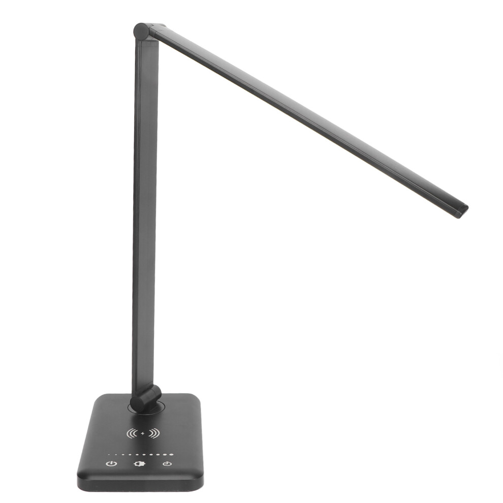 Light Touch Controlled Led Desk Lamp With Wireless Charging & 5 Brightness Modes