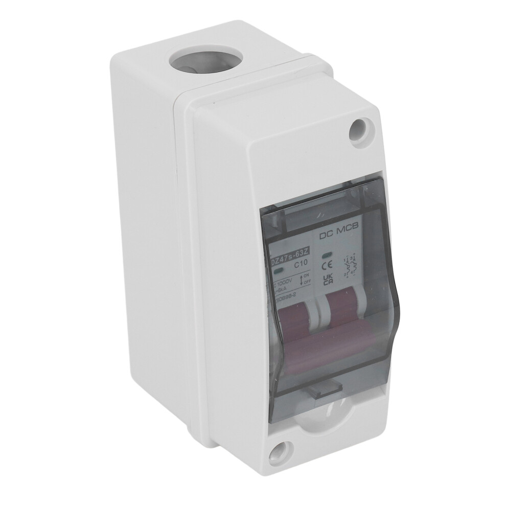 Solar Pv Dc Isolator Switch 2P Waterproof Mini Circuit Breaker Ip65 1000V 10A 4651371382514