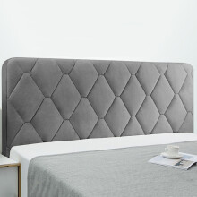 Elegant Dustproof Protector Cover, Thicken Quilted Headboard Slipcover for Bedroom Decor, Soft Headboard Cover with Good Craftsmanship for Wooden