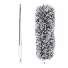 Flexible Head Duster, Microfiber Feather Duster With Extendable Handle Up To 280Cm For Ceiling Fans And Blinds, Washable And Detachable