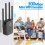 Signal Booster WiFi Extender, 2024 Long Range with Ethernet Port, Multi-function Modes for Up to 5000 Sq. Ft. Coverage, Easy Setup (Black) 3
