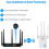 Signal Booster WiFi Extender, 2024 Long Range with Ethernet Port, Multi-function Modes for Up to 5000 Sq. Ft. Coverage, Easy Setup (Black) 4