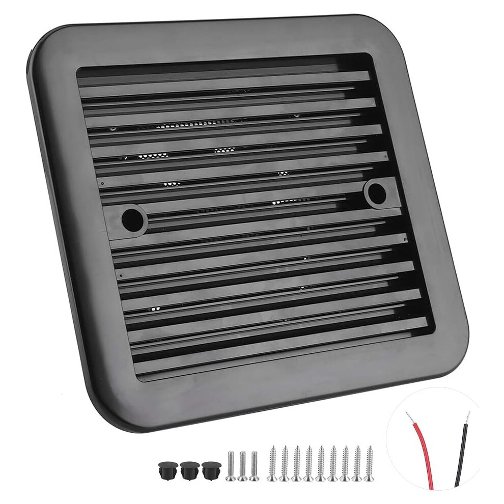 Rv Fan For Camping Tents, 12V Cooling Air Vent With Quality Reliable Abs And Metal Material, Side Strong Wind Air Fan For Fresh Air Environment In 9405630019353