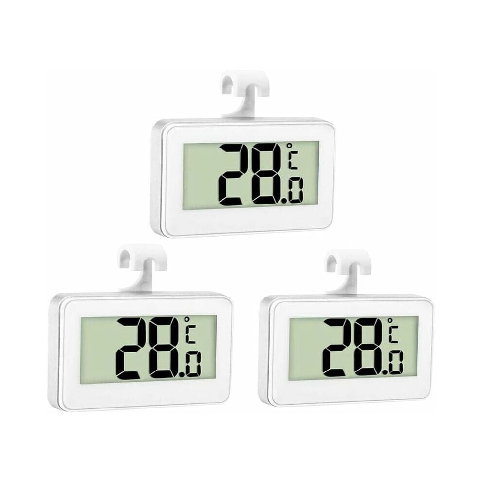 Max Min Record Function, Digital Freezer Thermometer & Waterproof Refrigerator Thermometer, Accurate Readings For Refrigerator, Freezer & Room