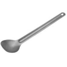 Titanium Spoon 21.5Cm Long-Handled Camping Spoon Outdoor Tableware Lightweight Durable Titanium Utensil