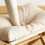 Foldable X-Leg Foot Stool, 5.3lb, One Size Beige 11