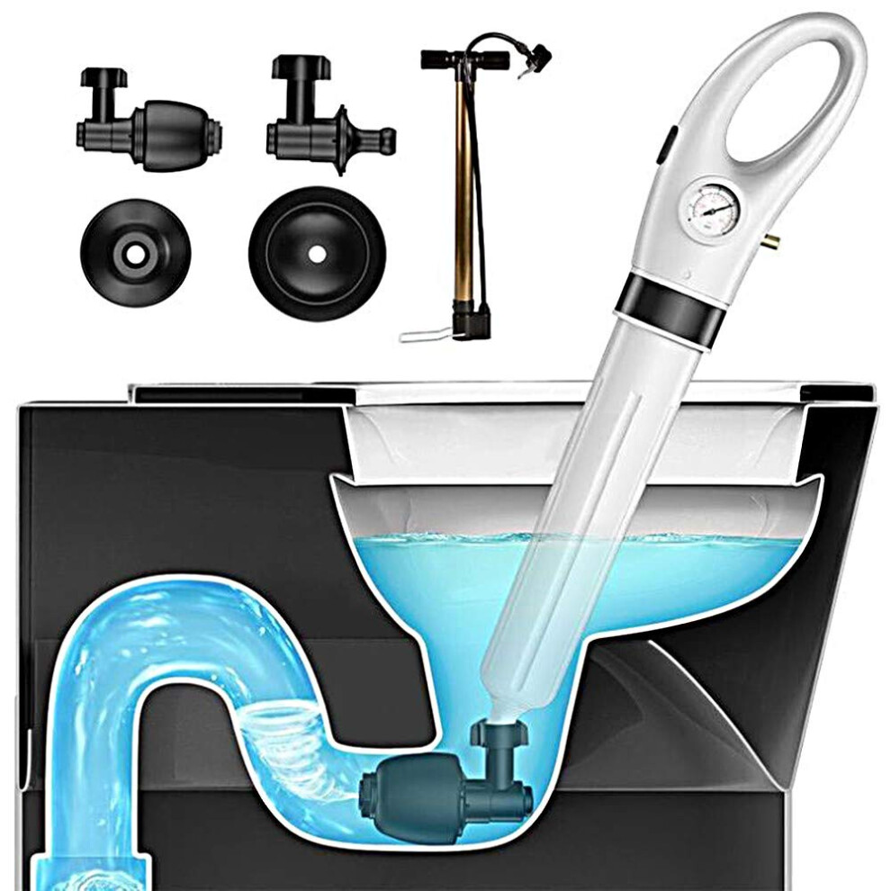 Air Pressure Toilet Plunger Drain Blaster Plunger For Toilet Clogs, Compatible With Toilet And Bathtub 9189345288852