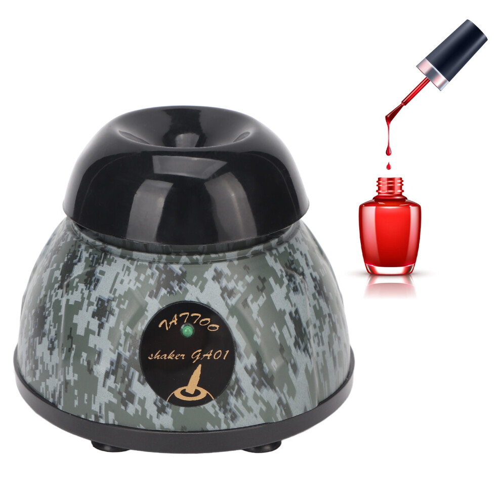 Electric Tattoo Ink Shaker 4200rpm Camouflage Salon Gel Mixer UK Plug