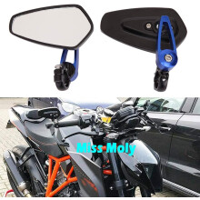 Universele motorspiegels, duurzaam en stabiel, waterdichte behuizing, verstelbare hoek, voor de meeste motormerken en straatmotoren.