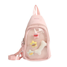 Sac à dos à bandoulière transparent Itabag, sac à -Big bag rose