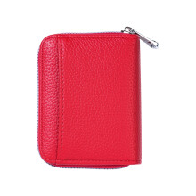 Stylish Coin Purse PU Leather Change Purse Fashion Wallet-Red