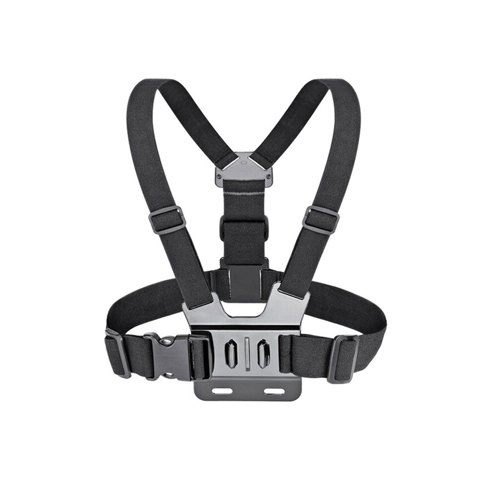 Action Camera Chest Mount Harness For Outdoor Cycling, Plastic & Metal 9371371397077