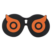 Beschermhoes voor VR-lenzen met uilmotief, zachte siliconen hoes, stof- en krasbescherming voor PICO4 Virtual Explorers.
