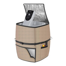 Coperchio della pompa riscaldante per tubi gonfiabili della spa, realizzato in tessuto Oxford 420D resistente alle intemperie, misura 43 x 35 x 54 cm