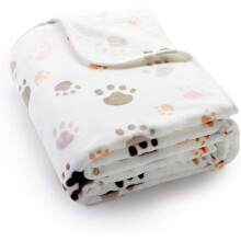 Let at rengøre, blødt kæledyrstæppe, hudvenligt og varmende fleece-tæppe til hundesenge, perfekt tilbehør til sofaen eller sofaen med sødt