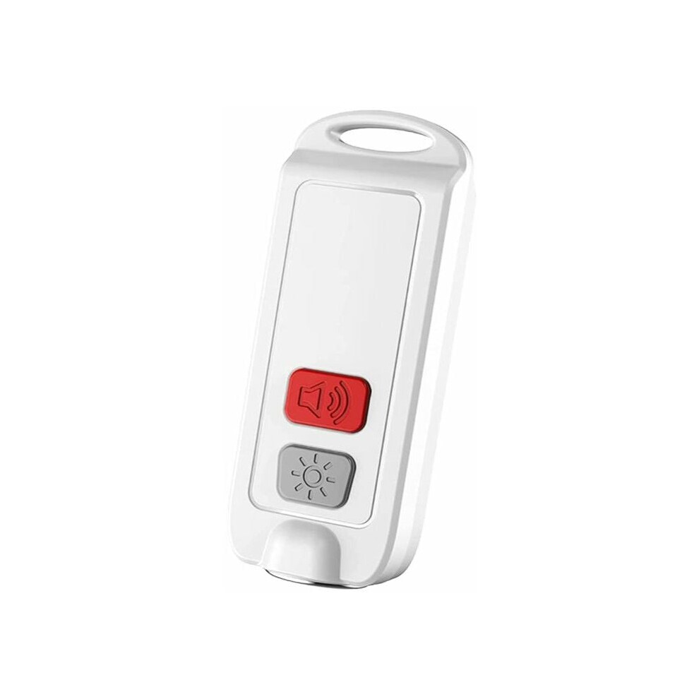 Caregiver Pager, Personal Keychain Alarm, Wireless Call Button for Caregivers and Patients, Easy to Use, 130dB Safety Siren Alarm with SOS Alert,