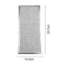 Filtro de micro-ondas metálico Captura eficaz de gordura e óleo Instalação fácil compatível com W10208631A WB06X10596 pacote de 2