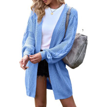 Offener Cardigan für Damen, atmungsaktiv, weich, dehnbar und hautfreundlich, leichter Strickmantel, modisch zu jedem Anlass, vom Rock bis zum Rock.