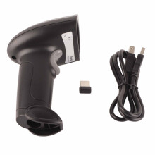 Kabelloser Barcode-Scanner mit Sprachausgabe, OLED-Display, 2,4-GHz-Funktechnologie, hohe Datenkapazität, Industriequalität für vielfältige