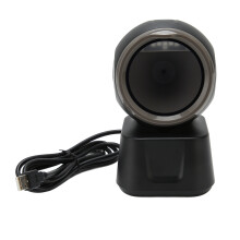 Omnidirectional Automatic Barcode Scanner, Affordable 1D/2D Scanner for Retail, Supermarket, and More, with Prompt Tones in 5 Styles and Bright Led In