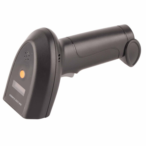 OLED Display Barcode Reader With Voice Alerts 2.4GHz Long Distance Wireless High Storage Multiple Functions Easy Carry Ergonomic Build Decode Efficien 2
