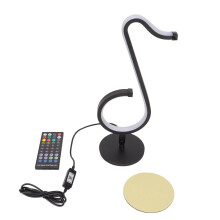 Elegant Artisanal Desk Lamp, Intelligent Control & Stepless Dimmable, Modern Spiral Table Lamp For Living Room, Bedroom, Non Slip Base, Energy