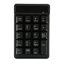Numeric Keypad Bluetooth Connection Wireless Compact Design With 19 U Shaped Concave Keys Compatible With Windows Systems Professional Chip Set For