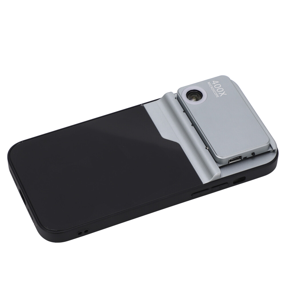 400X Mini Phone Microscope Lens For Iphone 14 Pro Max, Hd, Aluminum Alloy 4911371398978
